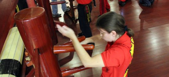 Advanced Wing Chun wooden dummy training