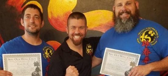 Tampa Wing Chun, Ryan Beck, wing chun certificate, wing chun diploma, sifu och wing chun,